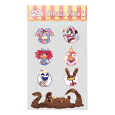 Digital Circus Sticker Pack 2