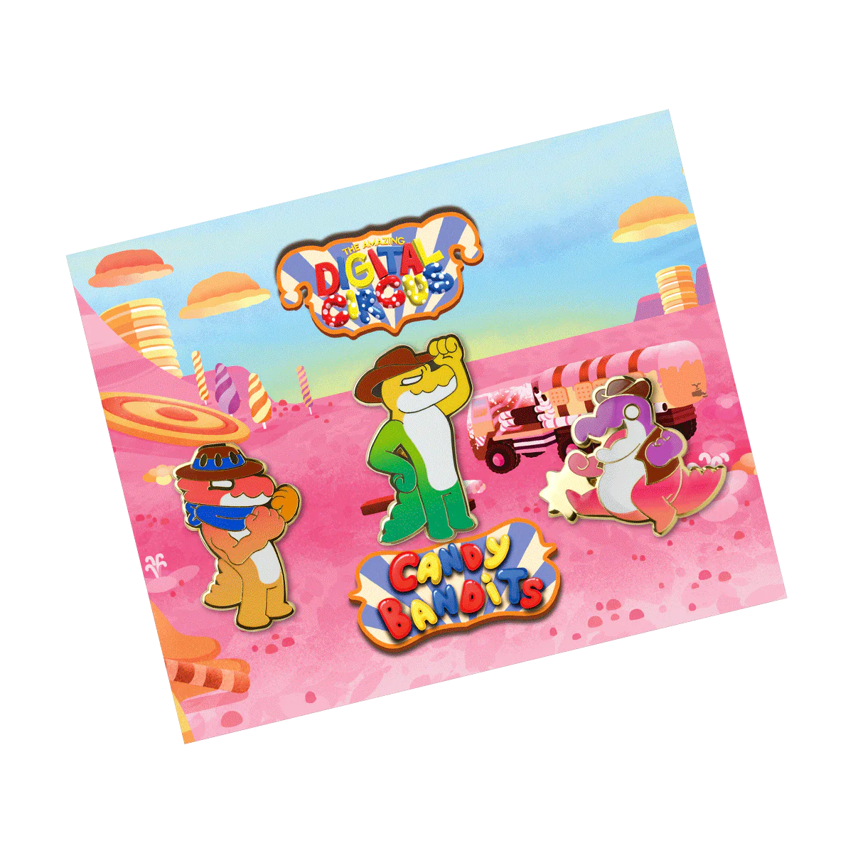Candy Bandit Pins