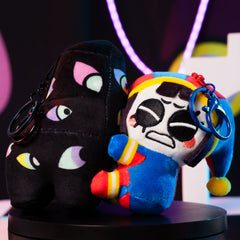 Pomni & Abstraction Magnetic Plush Keychains